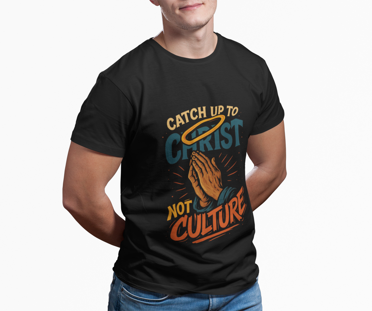 Catch Up to Christ Not Culture- Unisex Graphic Tee - Jerica Morningstar