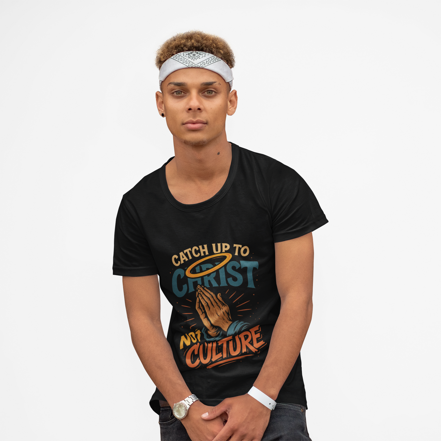 Catch Up to Christ Not Culture- Unisex Graphic Tee - Jerica Morningstar