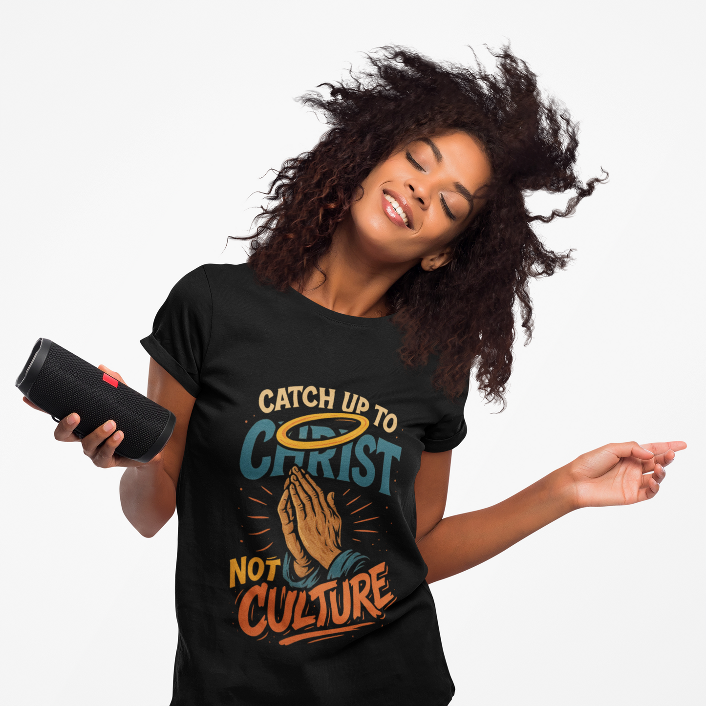 Catch Up to Christ Not Culture- Unisex Graphic Tee - Jerica Morningstar