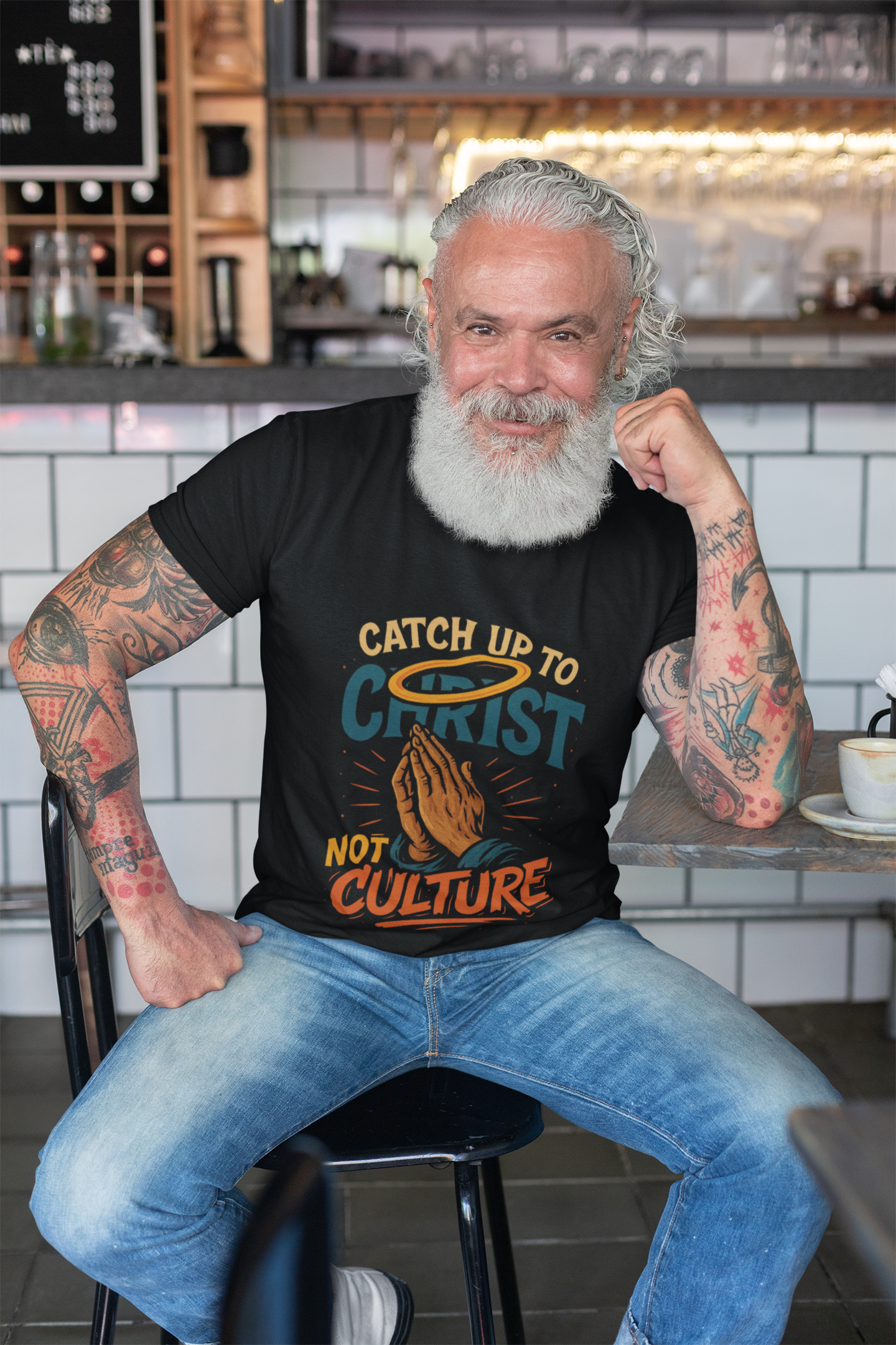 Catch Up to Christ Not Culture- Unisex Graphic Tee - Jerica Morningstar