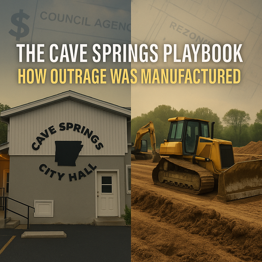 Cave Springs and the Manufactured  Outrage Machine: How a False Crisis  Fueled a Small-Town Power Grab