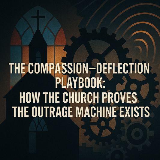 The Compassion–Deflection Playbook: How the Church Proves the Outrage Machine Exists